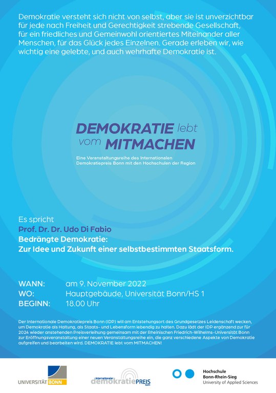 Demokratie lebt vom Mitmachen