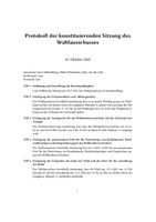 Protokoll Wahlausschuss 18.10.23