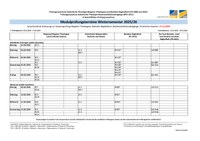 Prüfungstermine Studienjahr 2025-26