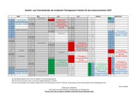 Studien- und Fristenkalender Sommersemester 2025